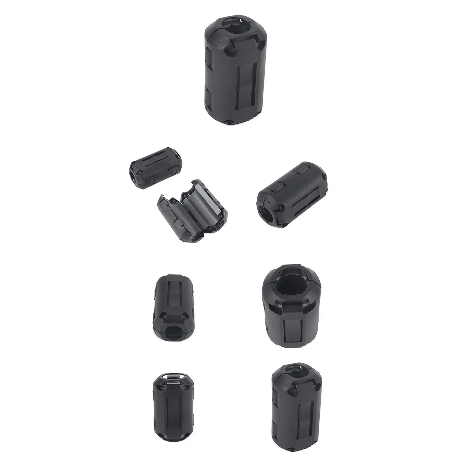 10 Pieces 0.2in ferrite Ring Core, Easy Installation High Performance for Video Cable Professional Convenient to Use