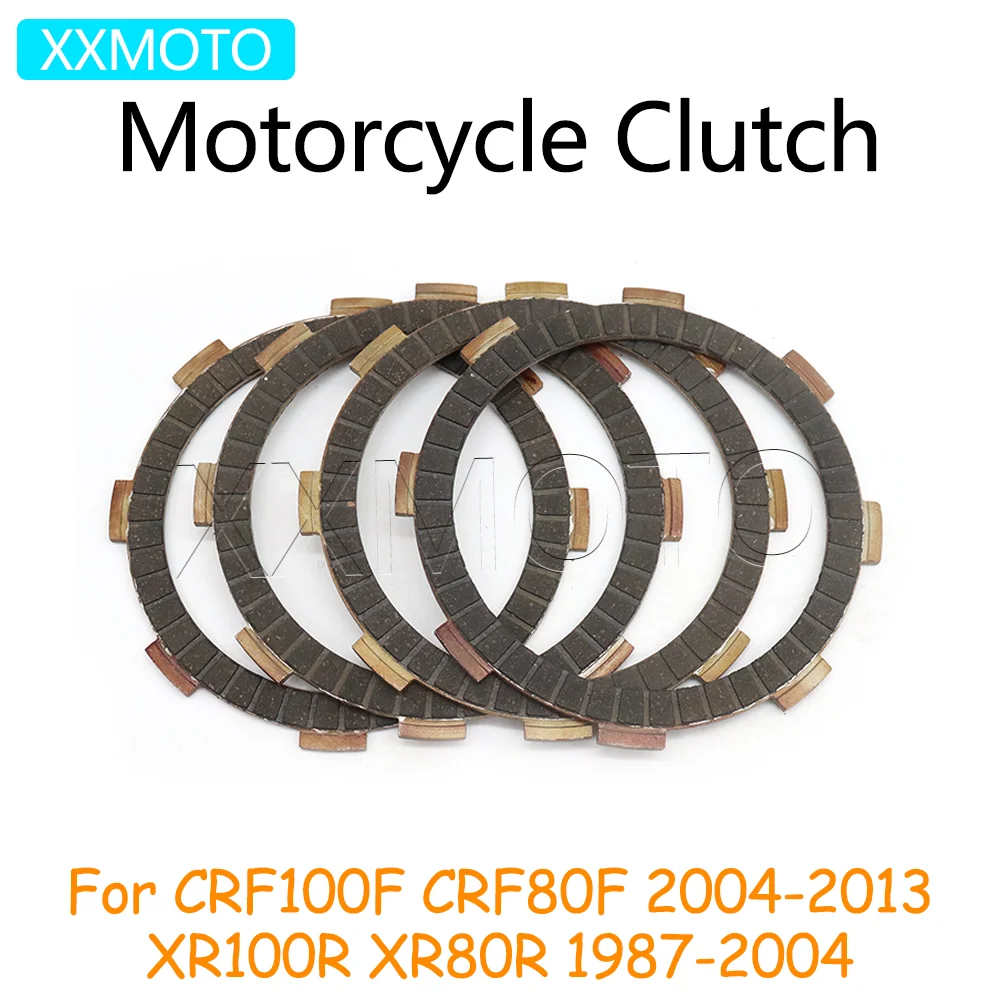

For Honda CRF100F CRF80F CRF 100F 80F 2004-2013 XR100R XR80R XR 100R 80R 1987-2004 Motorcycle Clutch Plates Friction Disc Kits