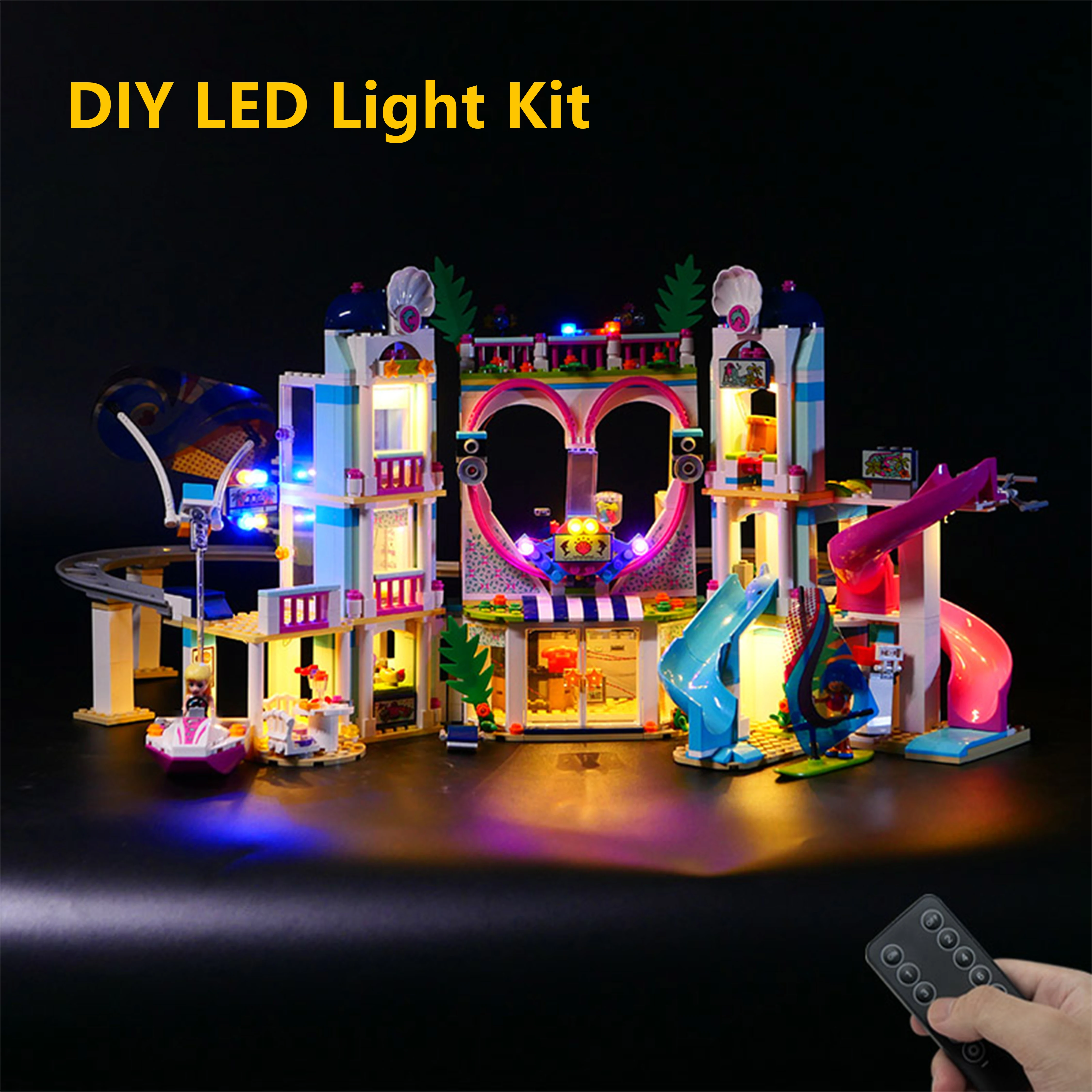 

DIY LED Lighting Kit for 41347 Resort Building Blocks Remote Control Display Lights Only Perfect Gift for Lovers and Collectors