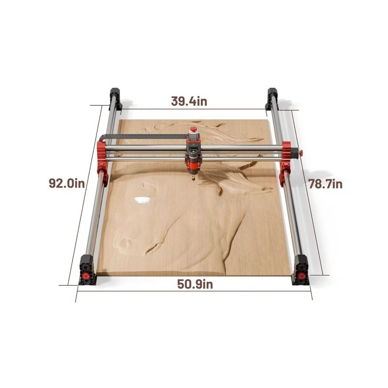 2025 New Arrival 1000×2000mm CNC Router Machine | NC Studio Control System for Wood Carving & Engraving