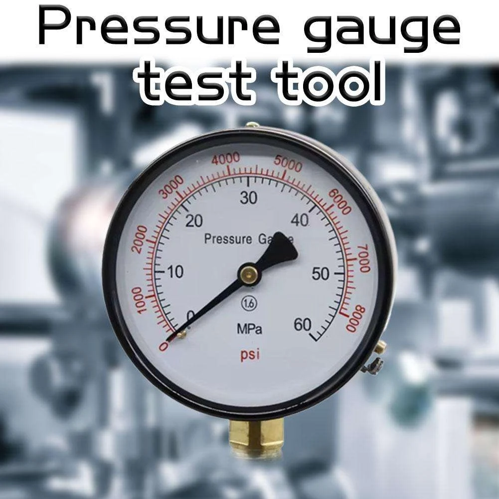 0-60Mpa 0-8000Psi مقياس الضغط اختبار مقياس ل S60h حاقن الديزل فوهة تستر شاشة ديجيتال S60H فوهة اختبار المكبس #1