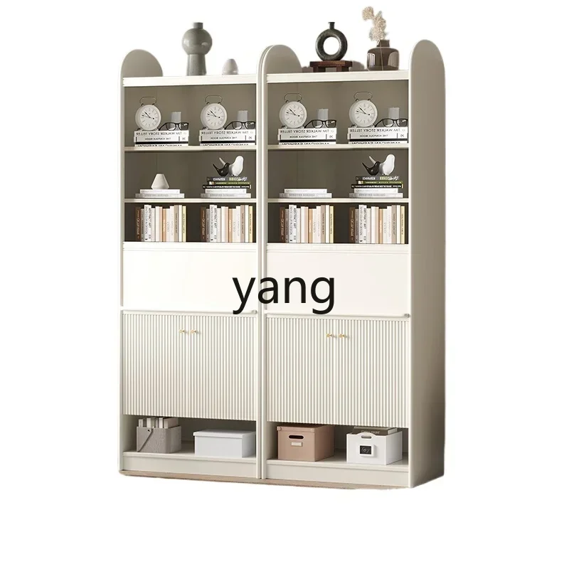LTT Simple Modern Solid Wood Combination Bookcase Home Bookshelf Free Combination Shelf Display Cabinet
