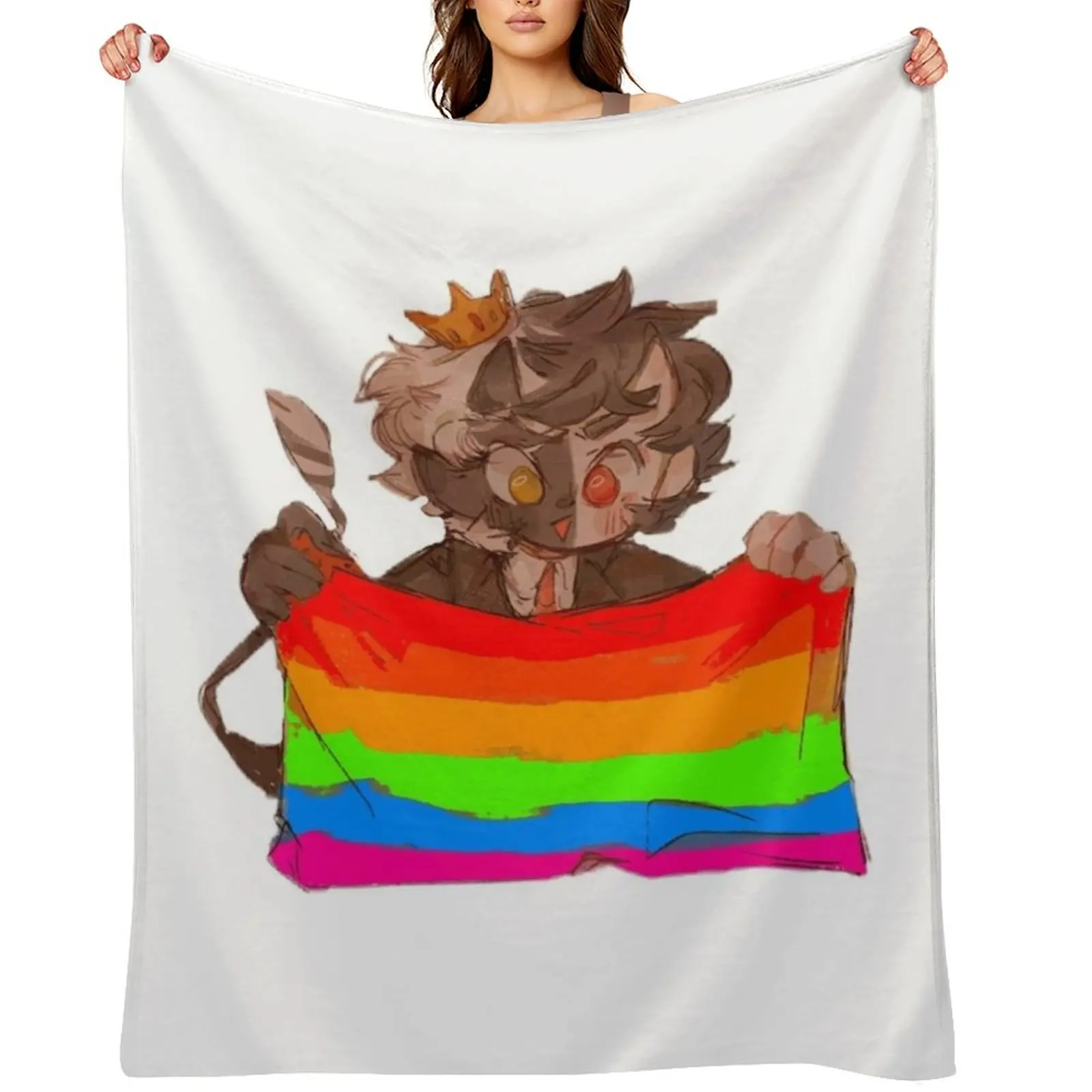 

Ranboo my beloved Throw Blanket Summer Nap Luxury Quilt Blankets