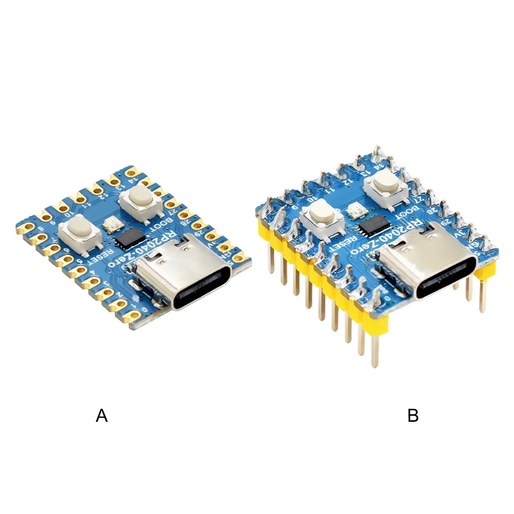 10pcs/lot RP2040-Zero for Raspberry Pi Microcontroller PICO Development Board Module Dual-core Cortex Processor 2MB Flash TypeC