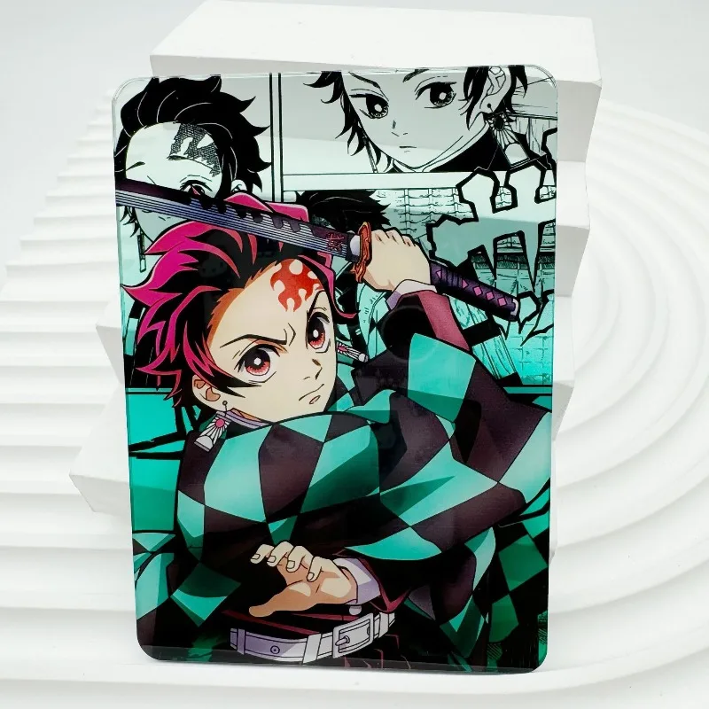 

Anime Demon Slayers Acrylic Card Kamado Tanjirou Nezuko Kochou Shinobu Figure Pendant Gifts