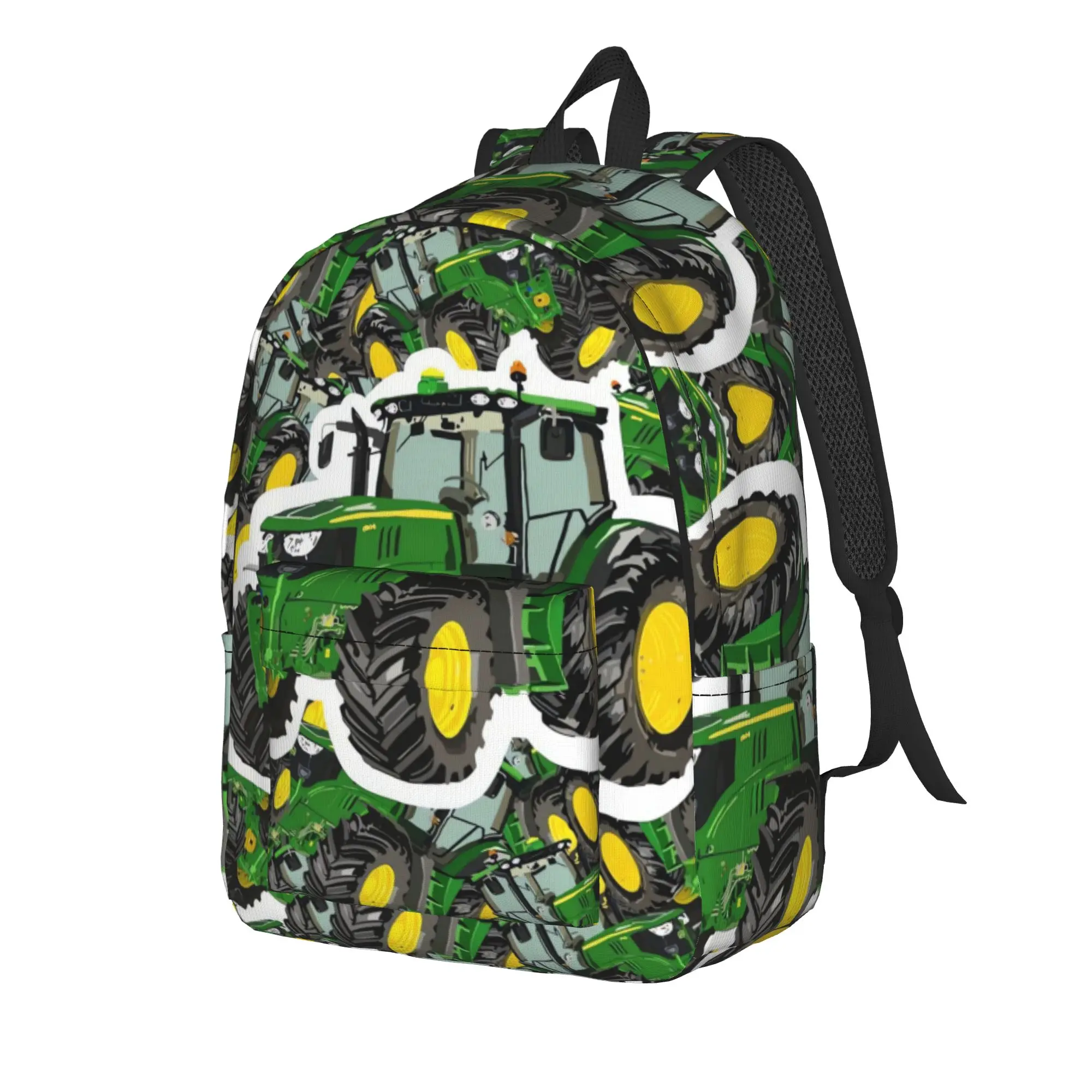 Tractors Farm Vehicles Backpack  Novelty Backpacks Student Trekking Large School Bags Design Rucksack