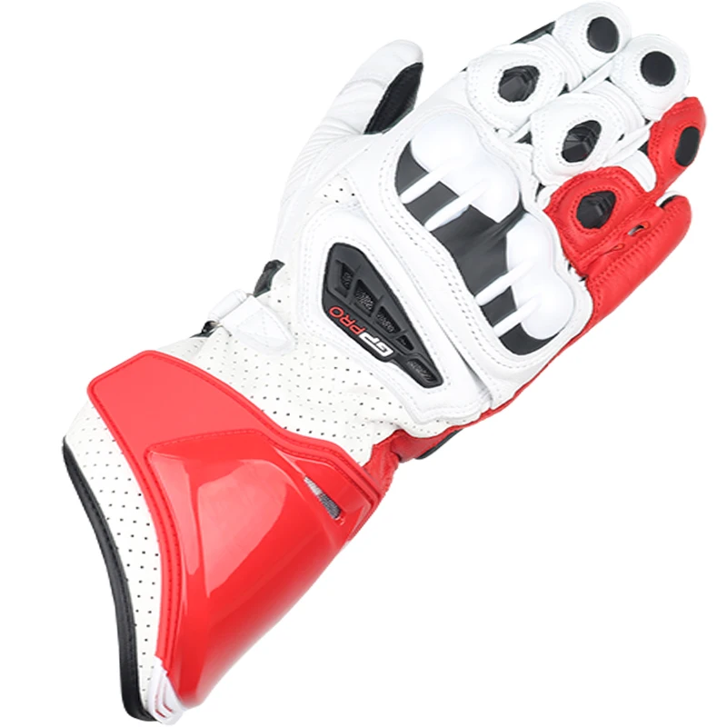 Two-X Gp Pro Motorcycle Leather Gloves Long Gloves Motorbike Moto Racing Leather Gloves All Sizes view 3