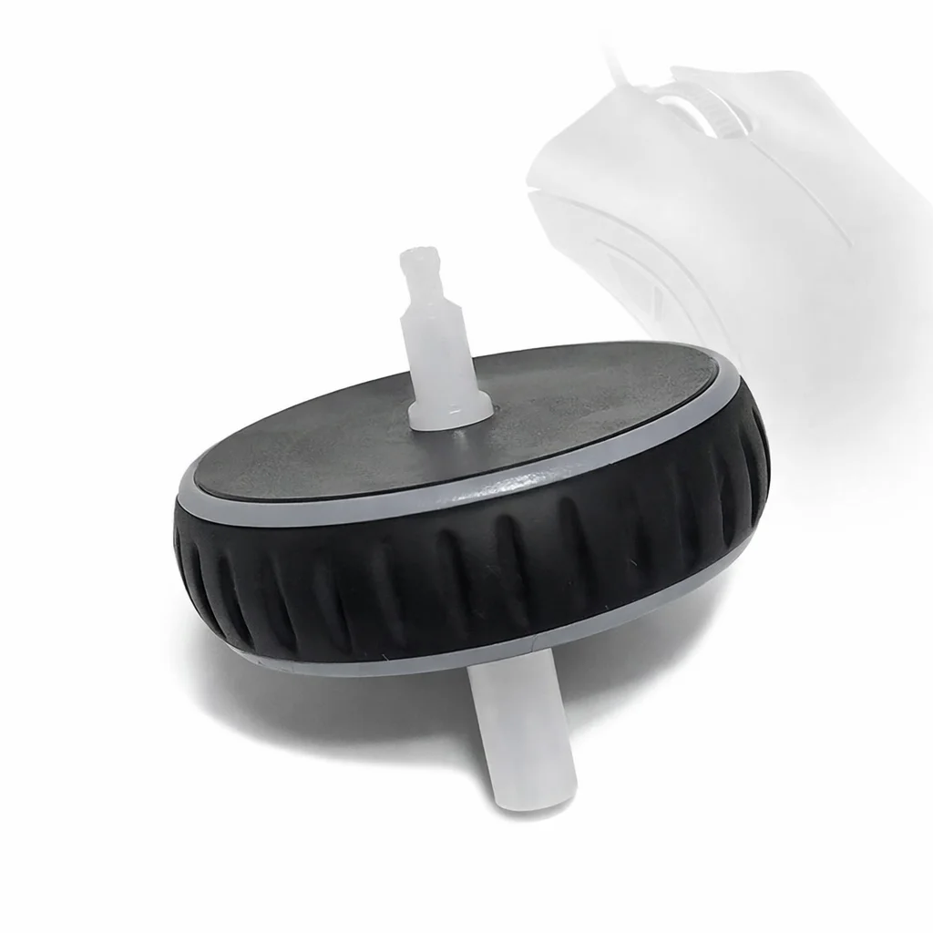Mouse Scroll Wheel Replacement Repair Part For Razer DeathAdder 2013 / Chroma, 22mm Rubber Roller Encoder Wheel