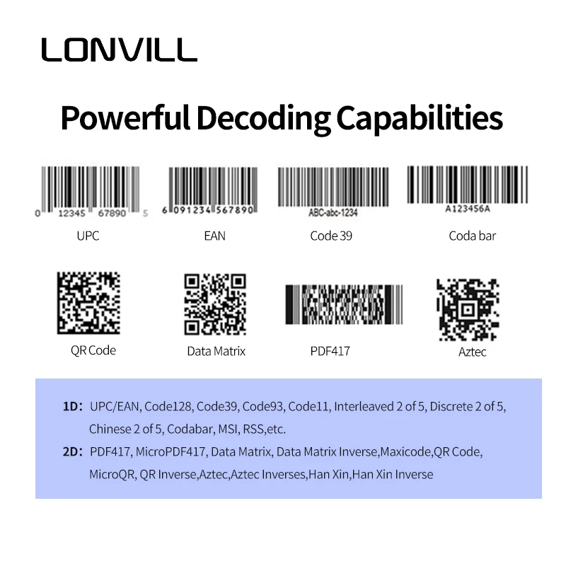 LONVILL Customized Rugged Data Terminal Collector 2d Handheld Barcode Scanner Rugged PDAs For Inventory