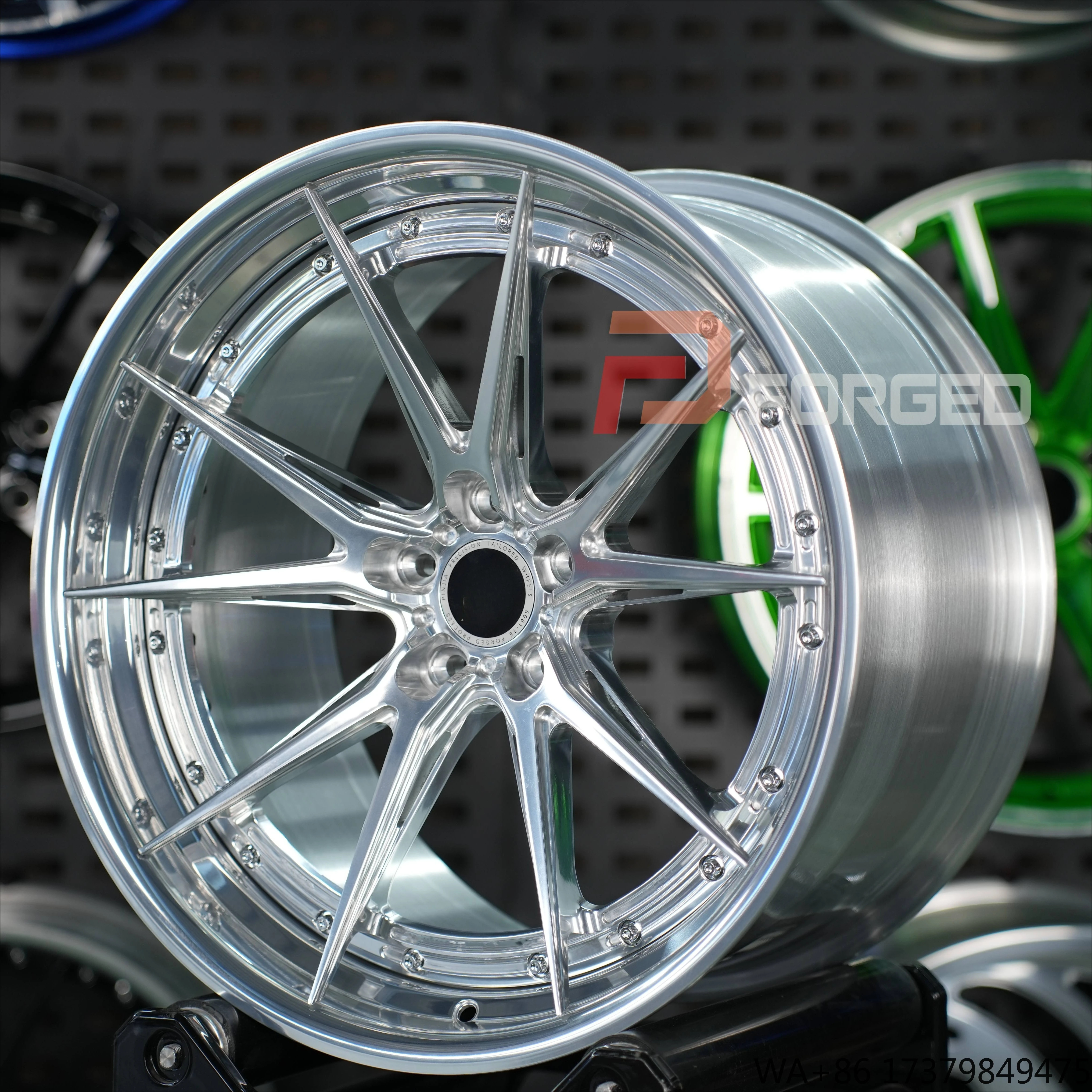 

Custom 2-piece Forged Wheels Spot 20*9.5J ET33 20*11.5 ET35 5*112 66.6 for Mercedes-Benz S63 AMG BMW X3M X5M M3 M4 X4M