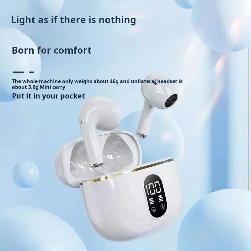 Sony Wireless Earphone 40dB Noise Cancelling Bluetooth 5.3 Headphone with LED Display HD Call TWS Earbuds Transparency Mode