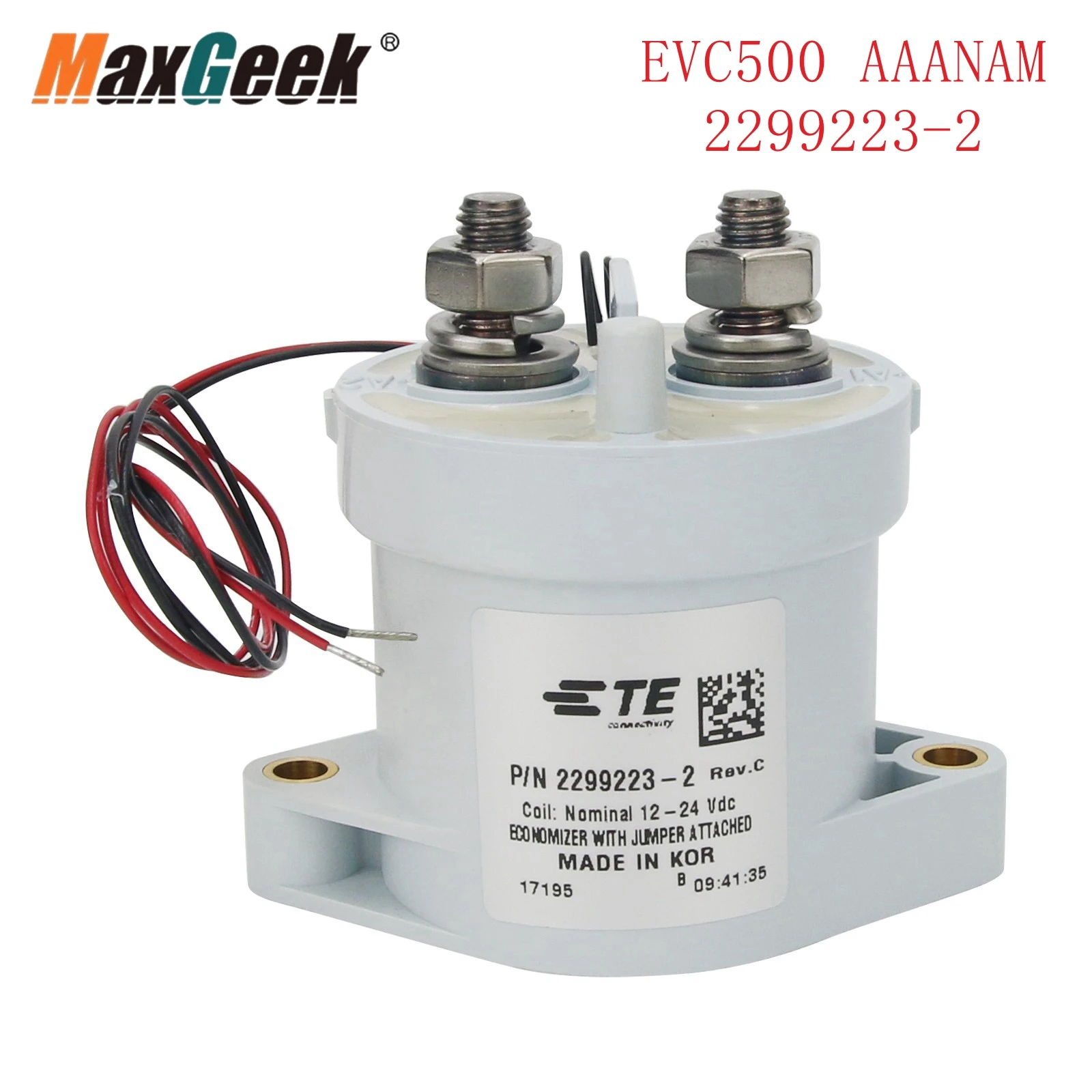 

Maxgeek EVC500 aaсоответствующие 2299223-2 реле высокого напряжения 12 В А реле контактора для новых транспортных средств