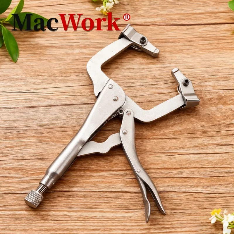

11 inch C-type Clamp Toughbuilt Locking Pliers Toughbuilt Gripping Pliers Multitool 2-in-1 Welding Pliers Car Repair Tools
