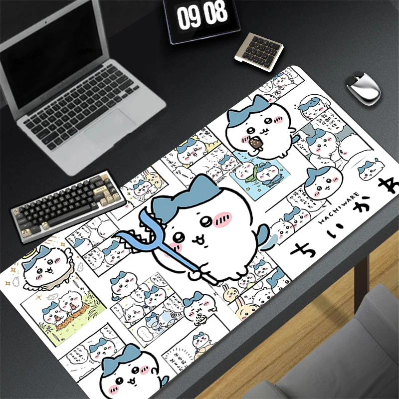 

Mouse Pad Laptop Kawaii Funny Cartoon C-chiikawas Mousepad Office PC Anime Gamer Cabinet Keyboard Pad Rubber Extended Desk Mat