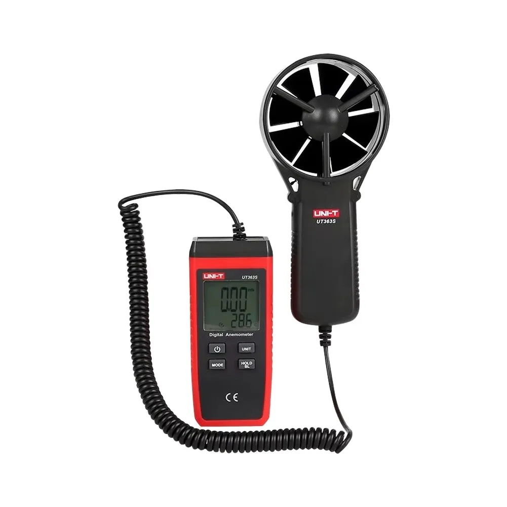 Airflow Analyzer Digital Anemometer For Steel Production 1-12 Wind Scale Split-type Design ABS Material Body Precise Monitoring