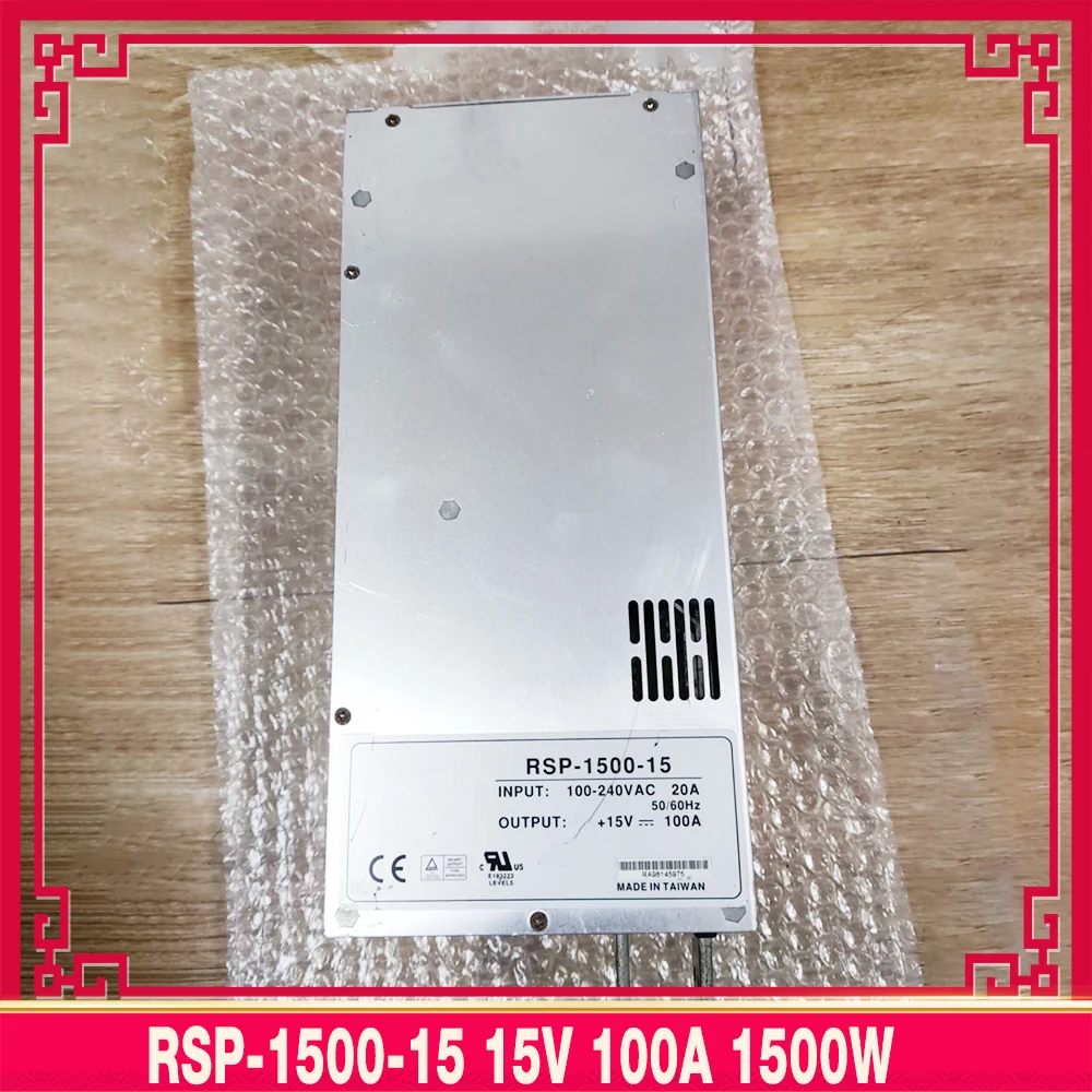 

RSP-1500-15 15V 100A For MW Switching Power Supply Adjustable Voltage Range 11.9V-17.8V 100% Tested Fast Ship