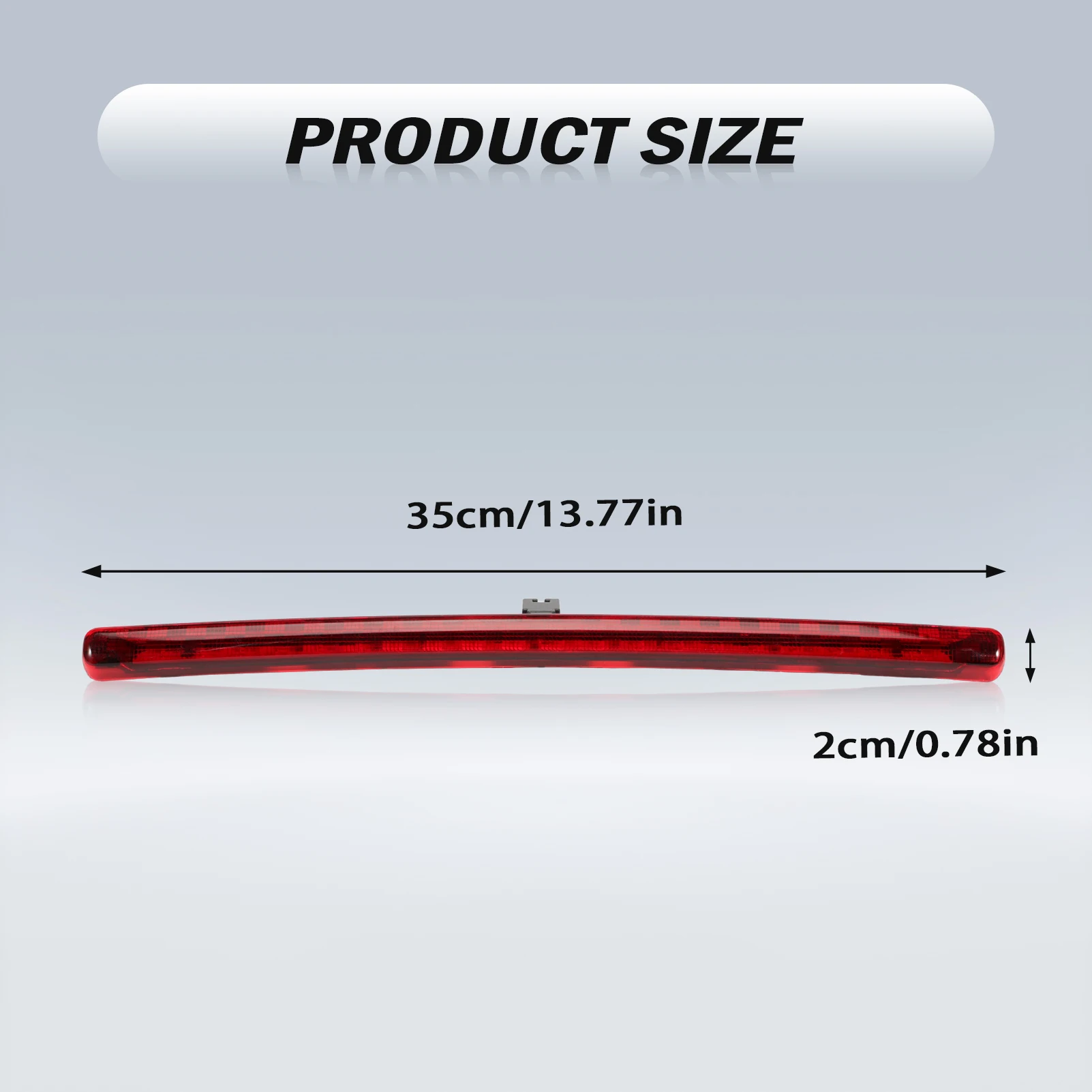 

1 Pcs Red/Black Car LED 3rd Brake Light 63256961016 Car Rear High Brake Light for BMW Mini Cooper Convertible R52 2003-2008