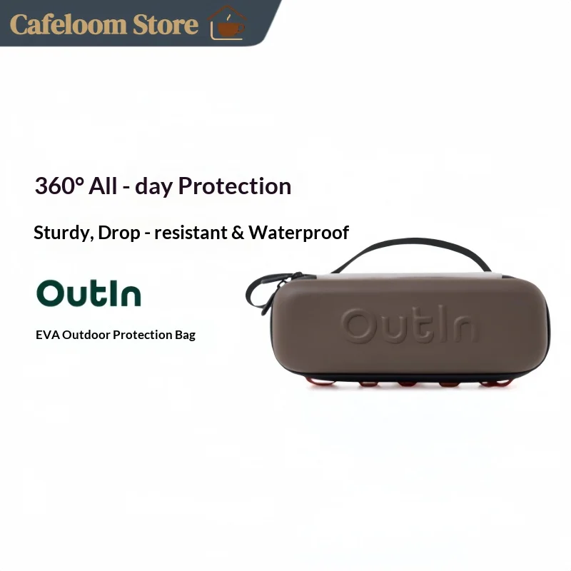 Outin Portable Coffee Machine Carrying Case Shock‑Proof Travel Protective Storage Bag Compatible With Tino Mino Fino Series