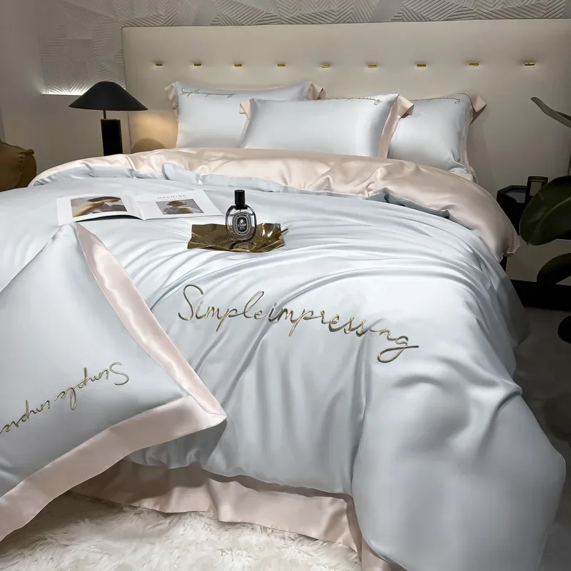 

A class of 200 long-staple cotton bed four-piece cotton cotton 100 luxury high-grade sheets quilt cover