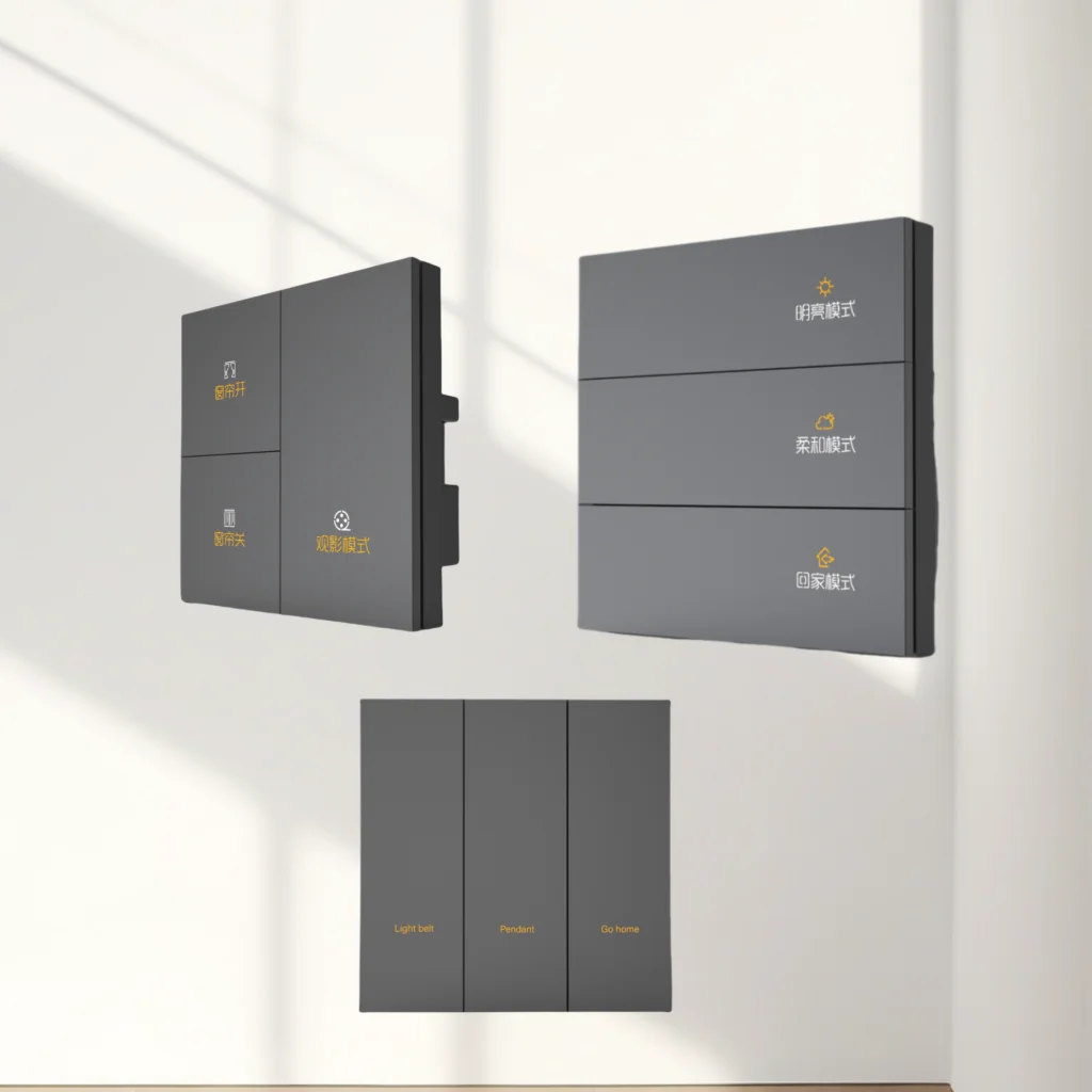 M8 Tuya smart switch, smart switch, Zigbee switch, three-button scene switch, home automation wall switch