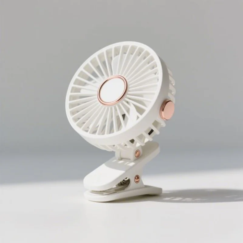 مروحة USB صغيرة صامتة مدمجة - تبريد محمول للمكتب، النوم، سطح المكتب، عربة أطفال، مروحة شحن كهربائية، مريحة وفعالة