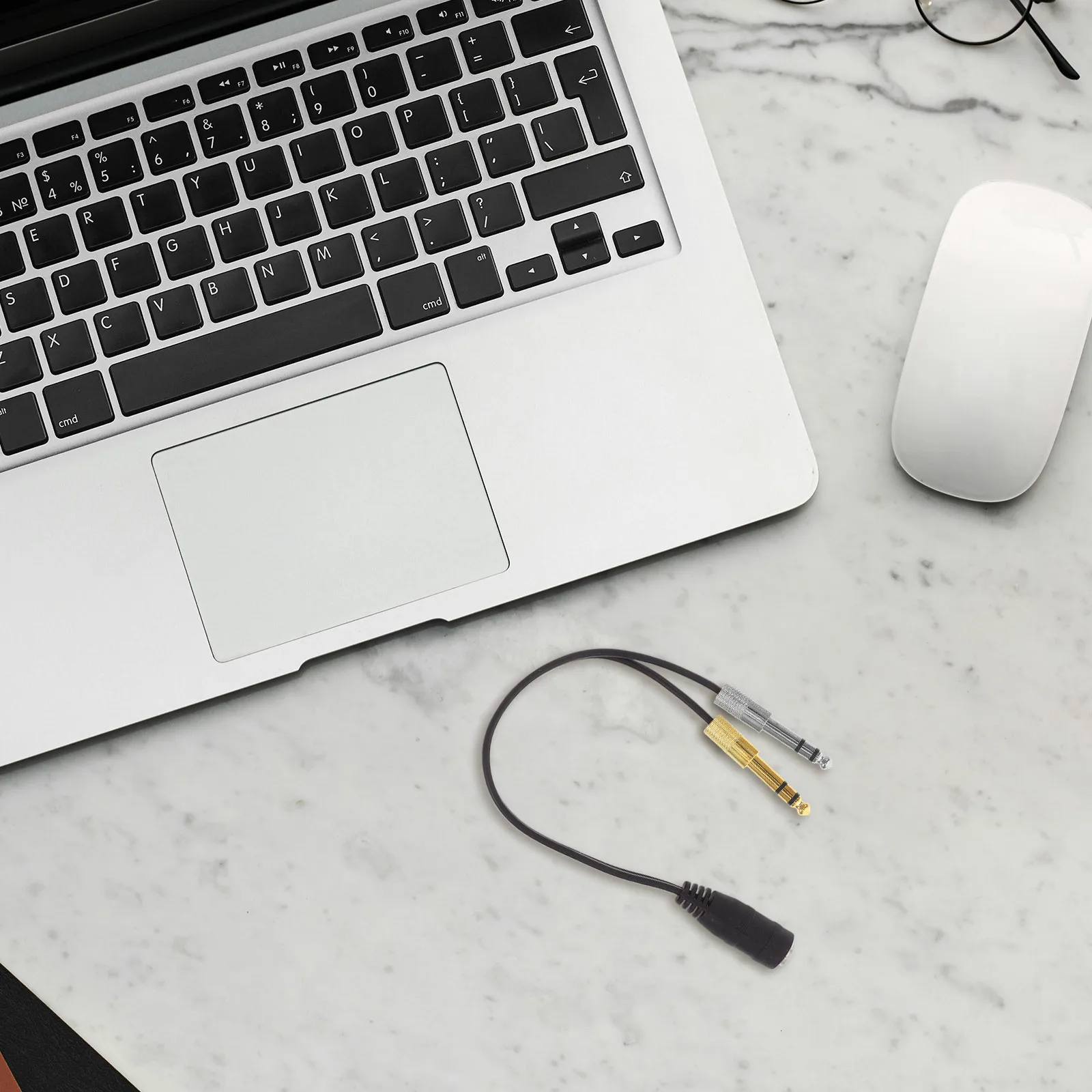 

4Pcs Metal Audio Adapter for Microphone Jack Conversion Stereo Mic Accessories High-Fidelity Sound Bidirectional 3.5mm to 6.35mm