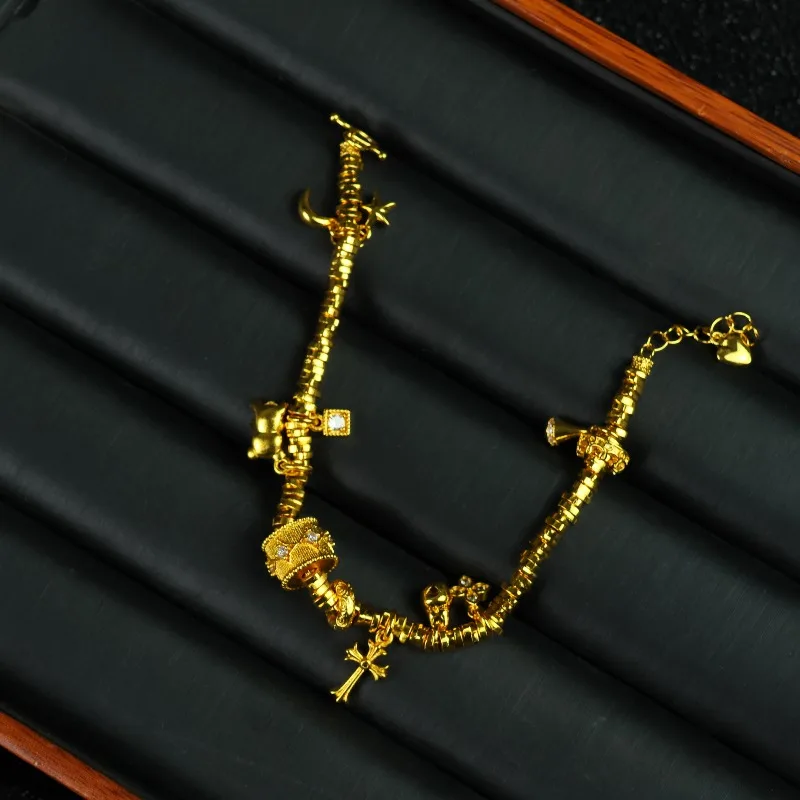 

Классический браслет в этническом стиле ретро, универсальное женское украшение на каждый день