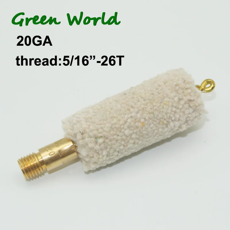 Green World 3 teile/los.45cal-12GA Baumwolle Mopp Pinsel, Gun Clean Pinsel – Detail 2