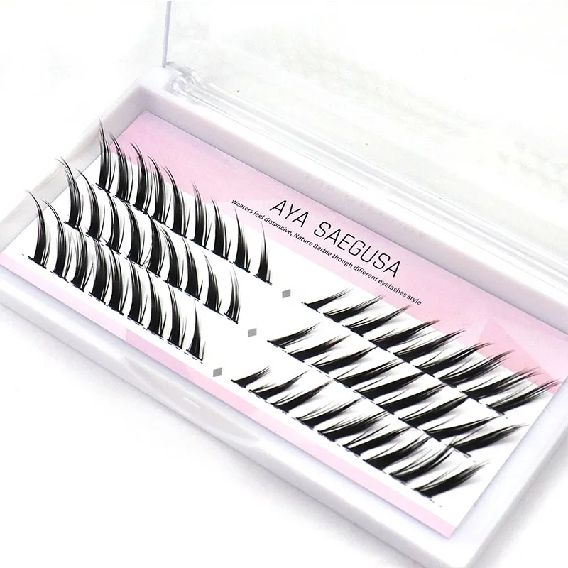 Skew Fly tipo seccional pestañas postizas rizo grueso cómic europeo y americano pestañas acampanadas extensión de pestañas herramientas de maquillaje