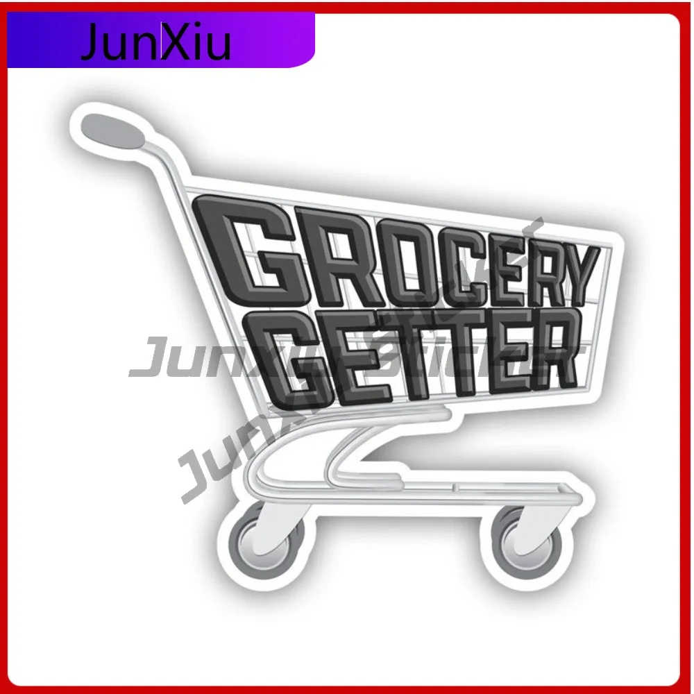 

Grocery Getter Sticker Weather Resistant Fade Resistant Classic For Car Body Helmet Rear Windshield Easy To Remove Removable