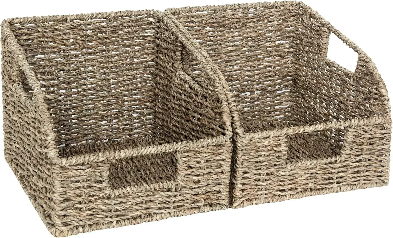 Home.StorageWorks Storage Baskets for Organizing, Wicker Baskets with Built-in Handles, Handwoven Wicker Storage Baskets