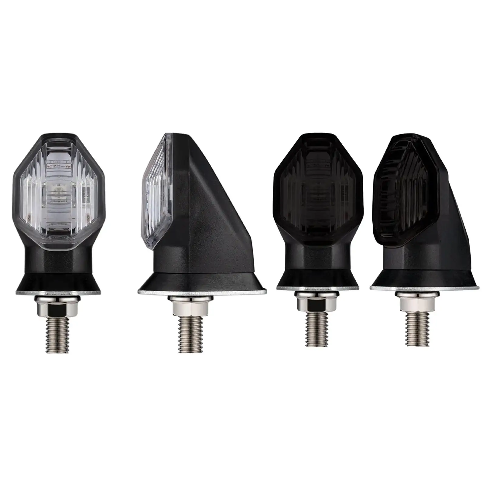 2 Pieces Motorcycle LED Turn Signal Indicator Parts Tail Rear Blinker Sequential Lamp for Honda RS150R Wave Alpha 110i 125i