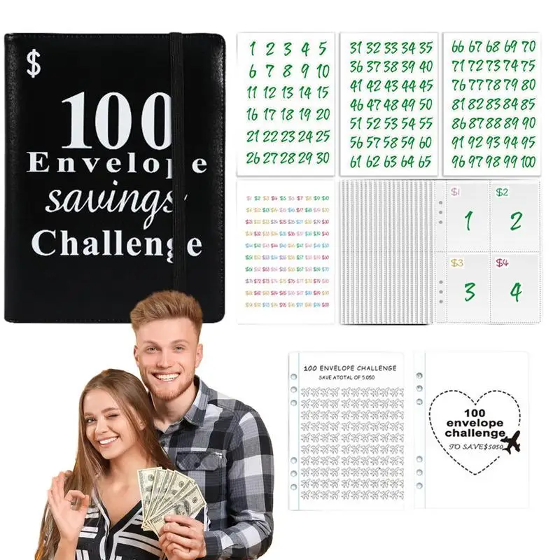 

Money Saving Budget Binder A5 Budget Binder With 100 Pockets To Save 5 050 Envelopes Money Saving Challenge Budget Binder For