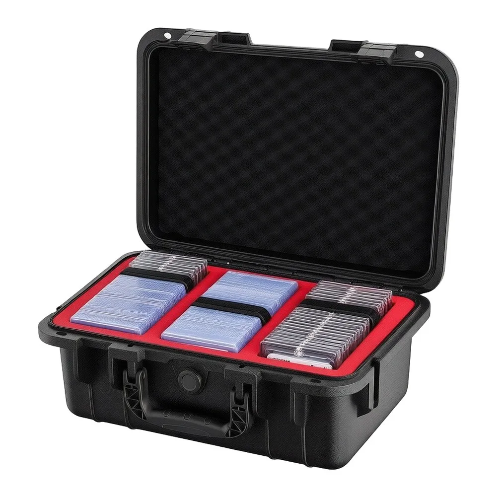 Waterproof Card Storage Case for Gaming Cards Extra Large Holds 400+ Cards Hard Shell Protection Portable Lightweight Design