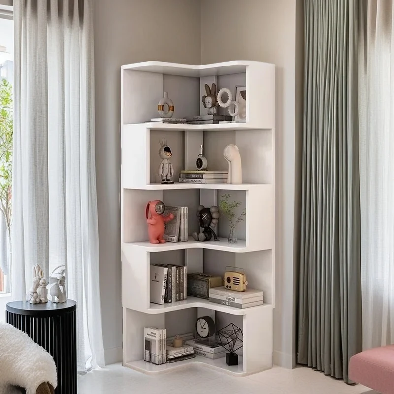 Shelf Display Storage Bedroom Furniture Multipurpose Organizer Cabinet The Living Room Home Desk Bookcase Wooden Book Shelves