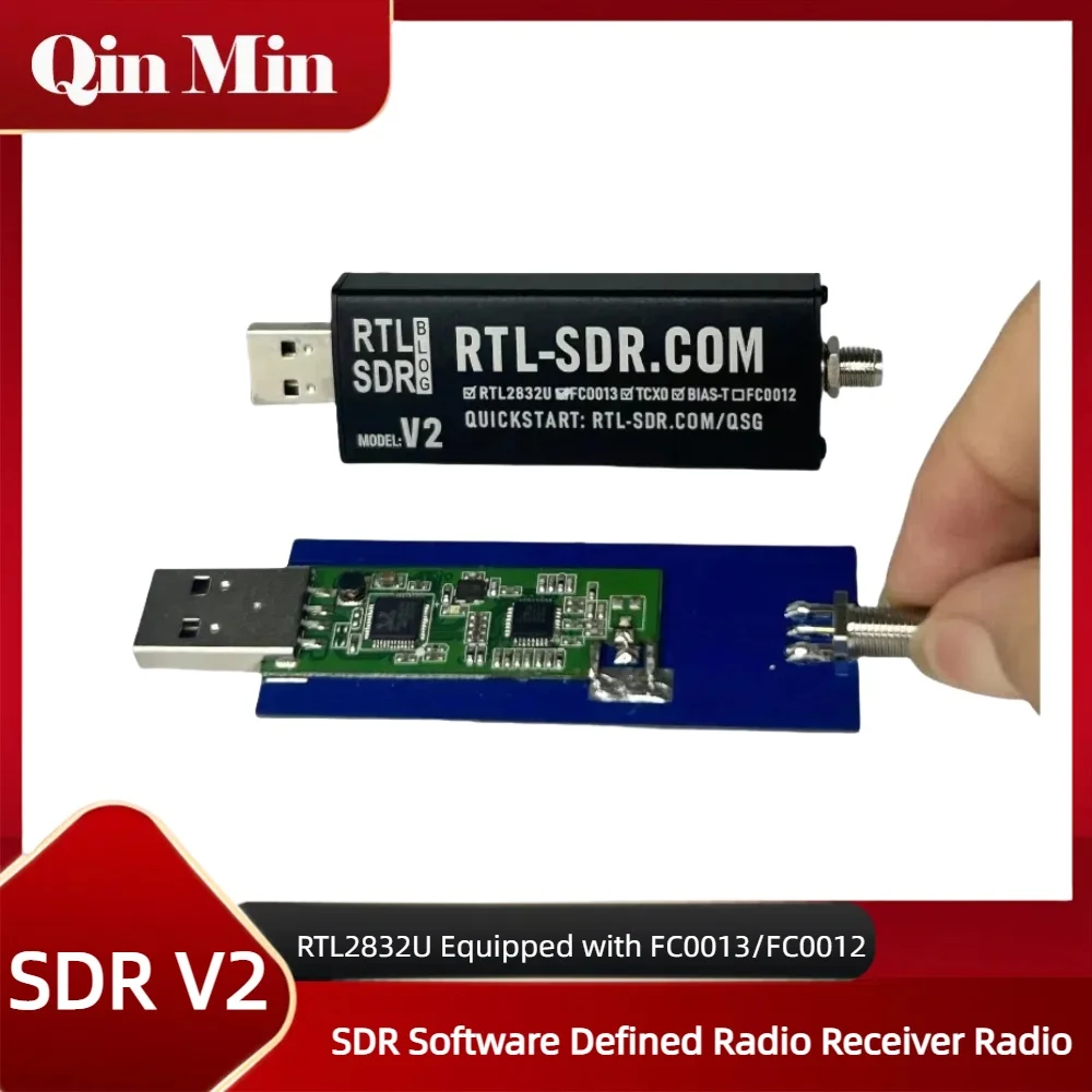 

RTL-SDR V2 RTL2832U FC0012/FC0013 Программно-конфигурируемый радиоприемник SDR