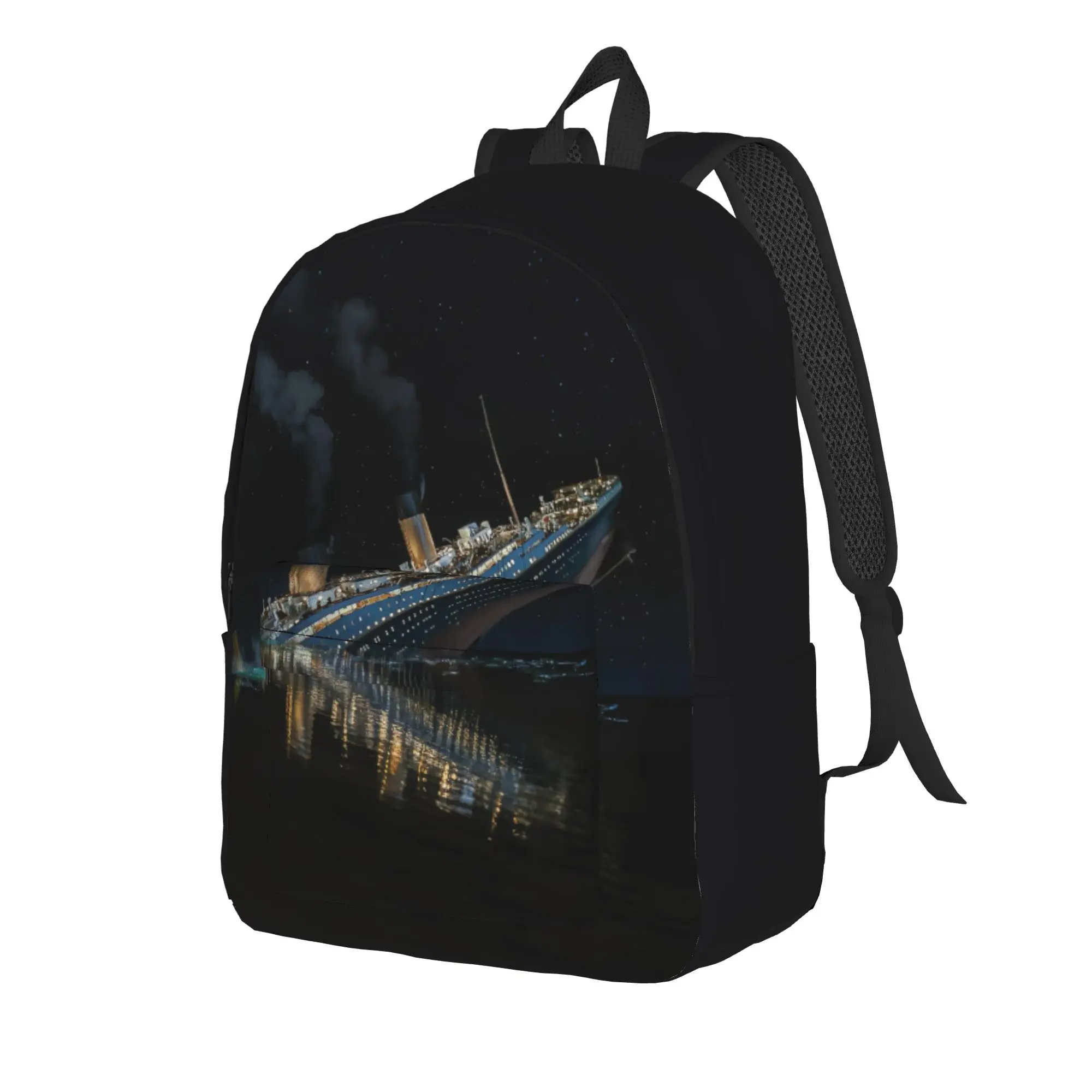 The Most Popular Ship Of All Times, Titanic Backpack Trekking Backpacks Women Casual High School Bags Lightweight Rucksack