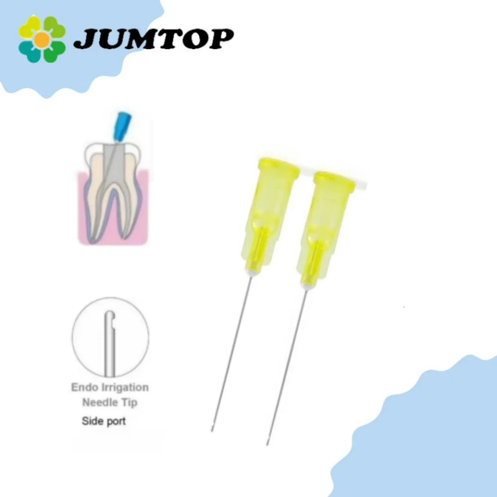 

End-Closed Side Hole Dental Endo Irrigation Needle Tip Endo Syringe Root Canal Washing Needle Tip 25G/27G/30GA 30G Dental tool