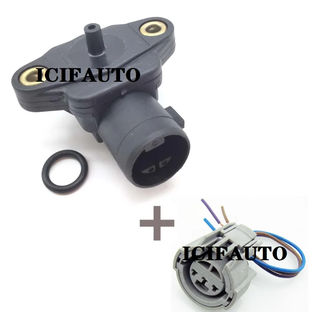 37830-P05-A01 Map Manifold Absolute Sensor+Connector for Acura Honda Suzuki OE# 37830-PAA-S00 / 37830-P0G-S00