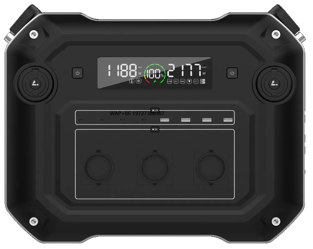 

Portable 3600W Lithium Ion Station Solar Panel Charger 3600W Pure Sine Wave for Home Camping RV 3600W Cigar Lighter US/EU