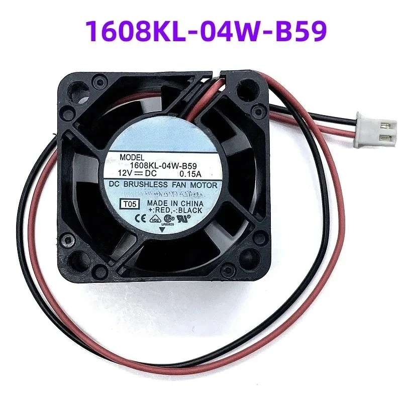 

1608KL-04W-B59 DC12V 0.15A 1.8W 31DB 8000RPM 40 * 40 * 20MM Power Fan Original Dual Ball Inverter Inverter Cabinet Fan