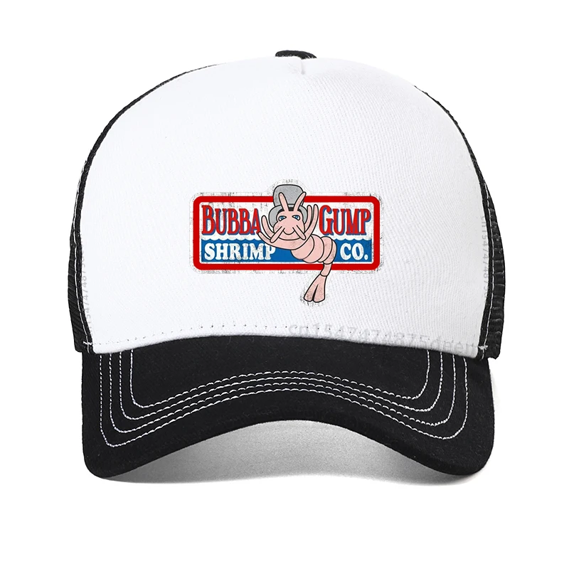 bubba gump Cap shrimp co. Truck Baseball Cap Men Women Sport Summer Mesh Snapback Cap Hat Forrest Gump adjustable Hat