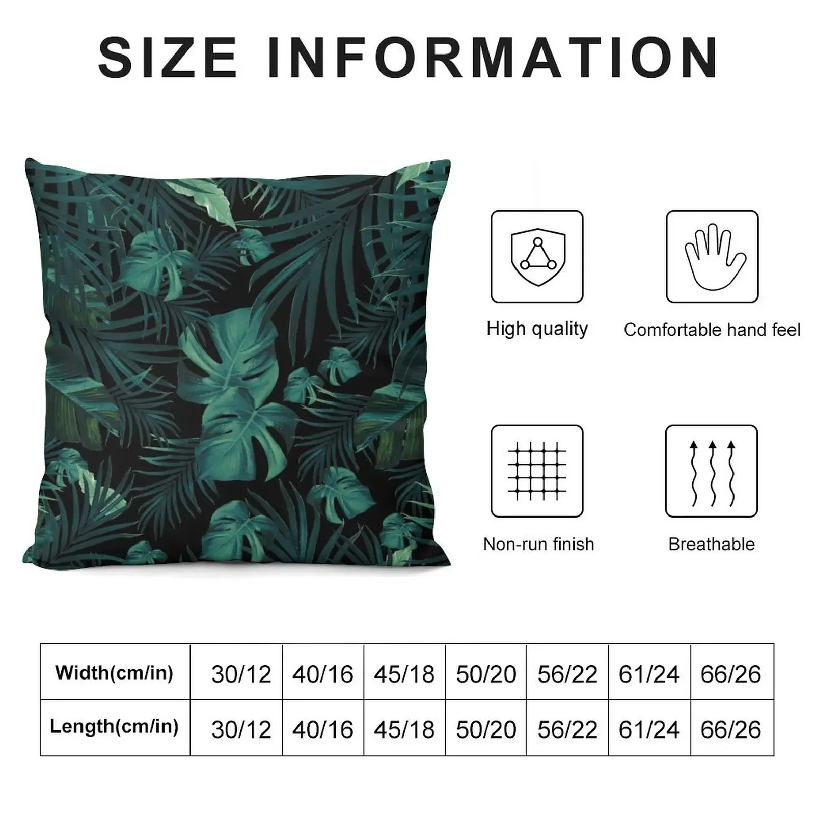 Tropical Jungle Night Leaves Pattern #1 (2020 Edition) #tropical #decor #art Throw Pillow Sofa Cushion Sofa Covers pillow