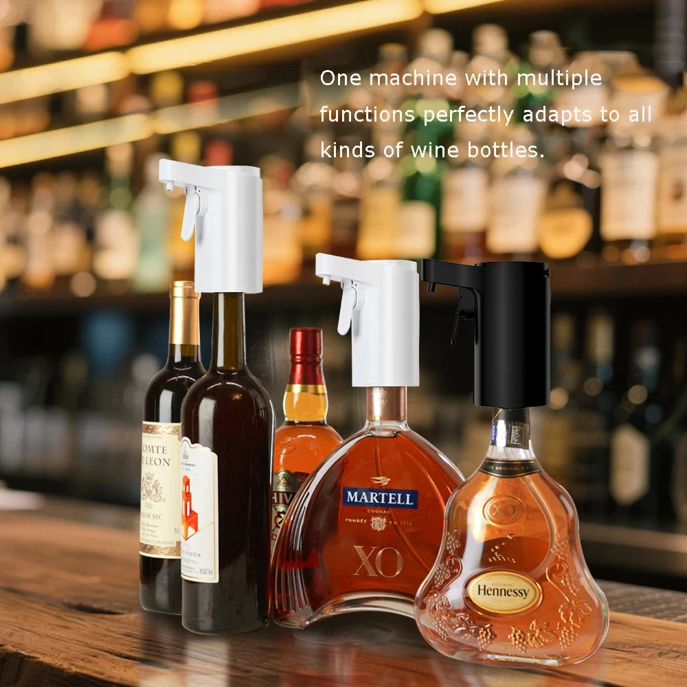 Home Restaurant Multi-function Bottled Water Automatic Water Pump Touch Decanter,Automatic Wine Dispenser Smart Sensor Wine Pump