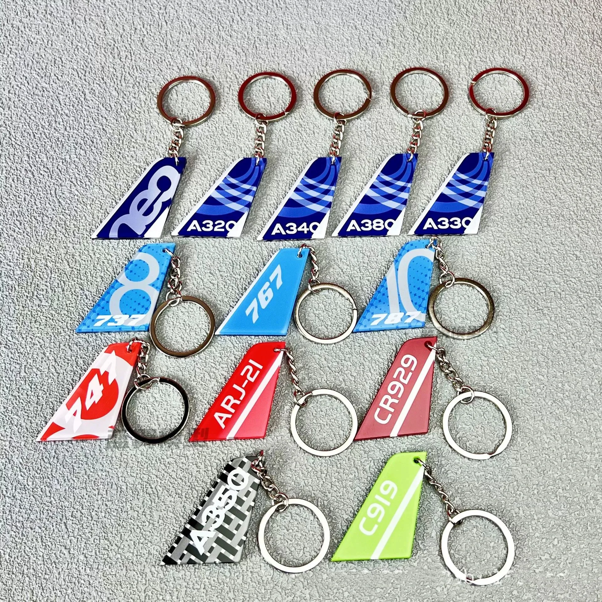 Llavero Airbus A320 A330 A340 A350 A380, modelo de avión, llavero de cola, el mejor regalo para tripulación de vuelo, recuerdo de aviación, regalo de avión