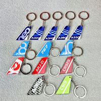 Airbus A320 A330 A340 A350 A380 Keyring Aircraft Model Tail Keychain Best Gift for Flight Crew Aviation Souvenir Plane Gift
