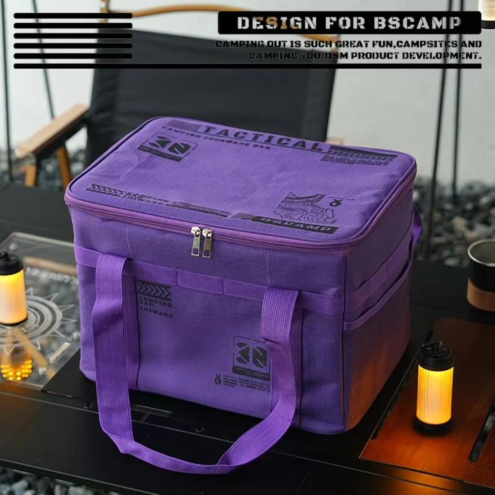 

Large capacity folding storage box camping equipment Outdoor storage box Portable waterproof picnic bag insulatedbag travel bag