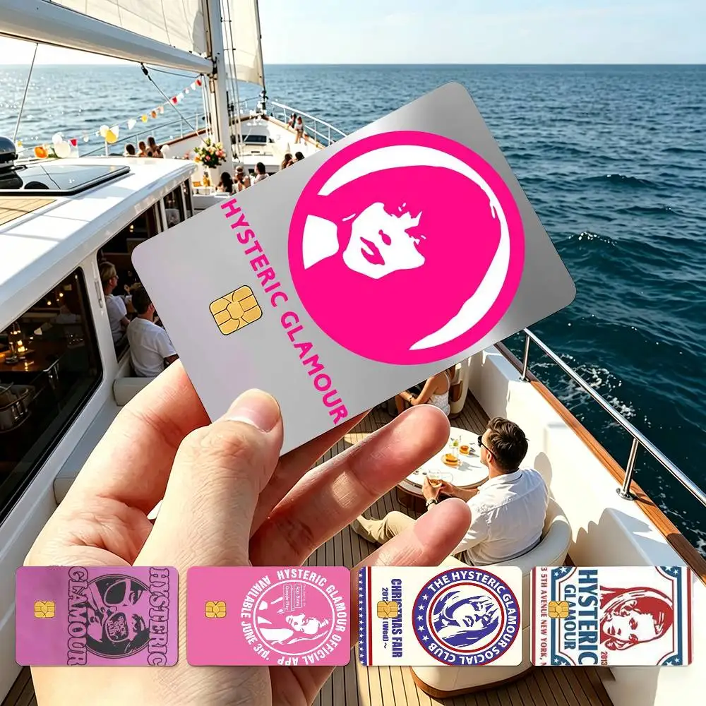 H-HystericS Glamour BRAND Creative Credit Card HD Stickers Game Card Decal Small Chip Waterproof Sticker Gift