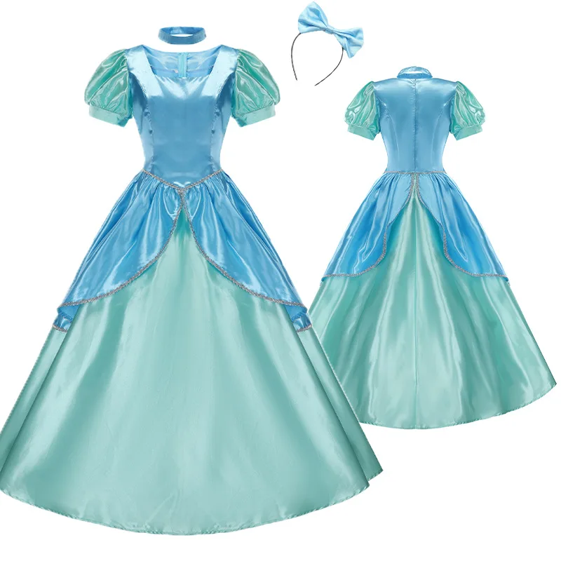 

Deluxe Cinderella Drizella Cosplay Costume for Adult Adult Child Princess Party Ball Gown Dress Halloween Carnival Clothing