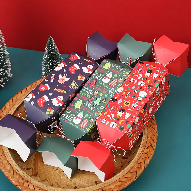 12PCS Christmas Candy Box Craf - огляд і ціна Papercraft Supply Ribbon